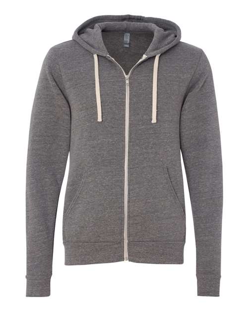 Unisex Triblend Sponge Fleece Full-Zip Hoodie Sweatshirt