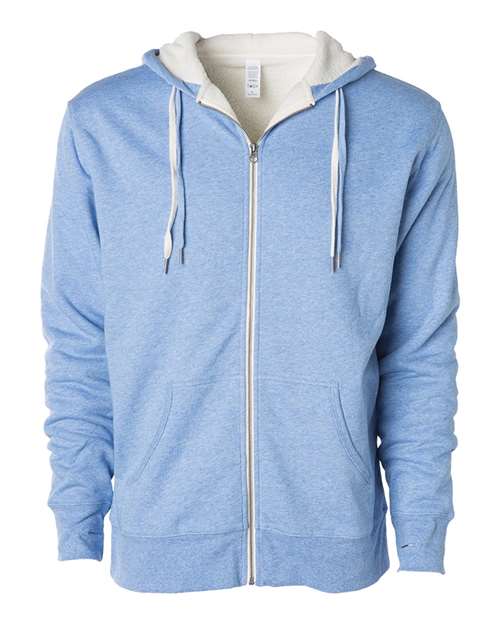 Unisex Sherpa-Lined Hooded Sweatshirt