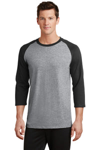 Port & Co ™ Core Blend 3/4-Sleeve Raglan Tee. PC55RS