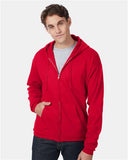 Unisex EcoSmart® Full-Zip Hooded Sweatshirt