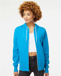 Lightweight Full-Zip Hooded Sweatshirt