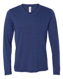 Unisex Long Sleeve V-Neck Tee