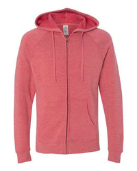 Special Blend Raglan Full-Zip Hooded Sweatshirt