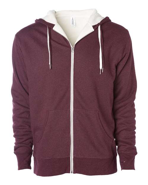 Unisex Sherpa-Lined Hooded Sweatshirt