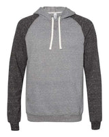 Snow Heather French Terry Raglan Hooded Sweatshirt