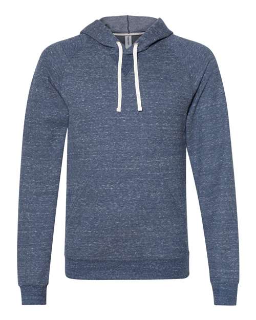 Snow Heather French Terry Raglan Hooded Sweatshirt