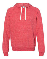 Snow Heather French Terry Raglan Hooded Sweatshirt