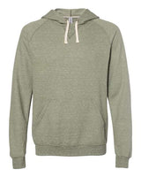 Snow Heather French Terry Raglan Hooded Sweatshirt