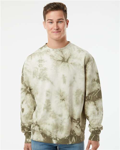 Midweight Tie-Dyed Crewneck Sweatshirt