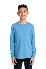 Port & Company ®  Youth Long Sleeve Core Cotton Tee. PC54YLS