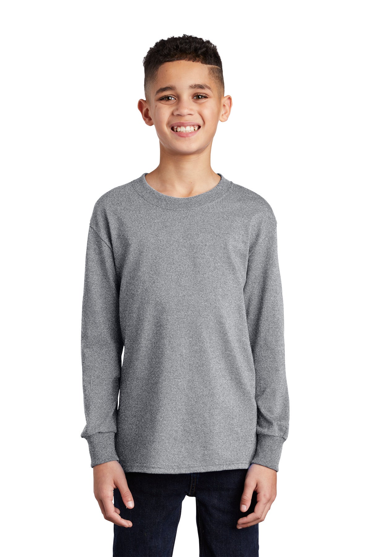 Port & Company ®  Youth Long Sleeve Core Cotton Tee. PC54YLS