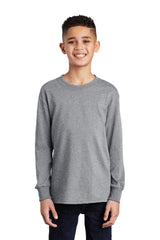 Port & Company ®  Youth Long Sleeve Core Cotton Tee. PC54YLS