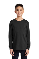 Port & Company ®  Youth Long Sleeve Core Cotton Tee. PC54YLS