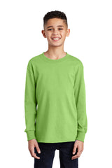Port & Company ®  Youth Long Sleeve Core Cotton Tee. PC54YLS