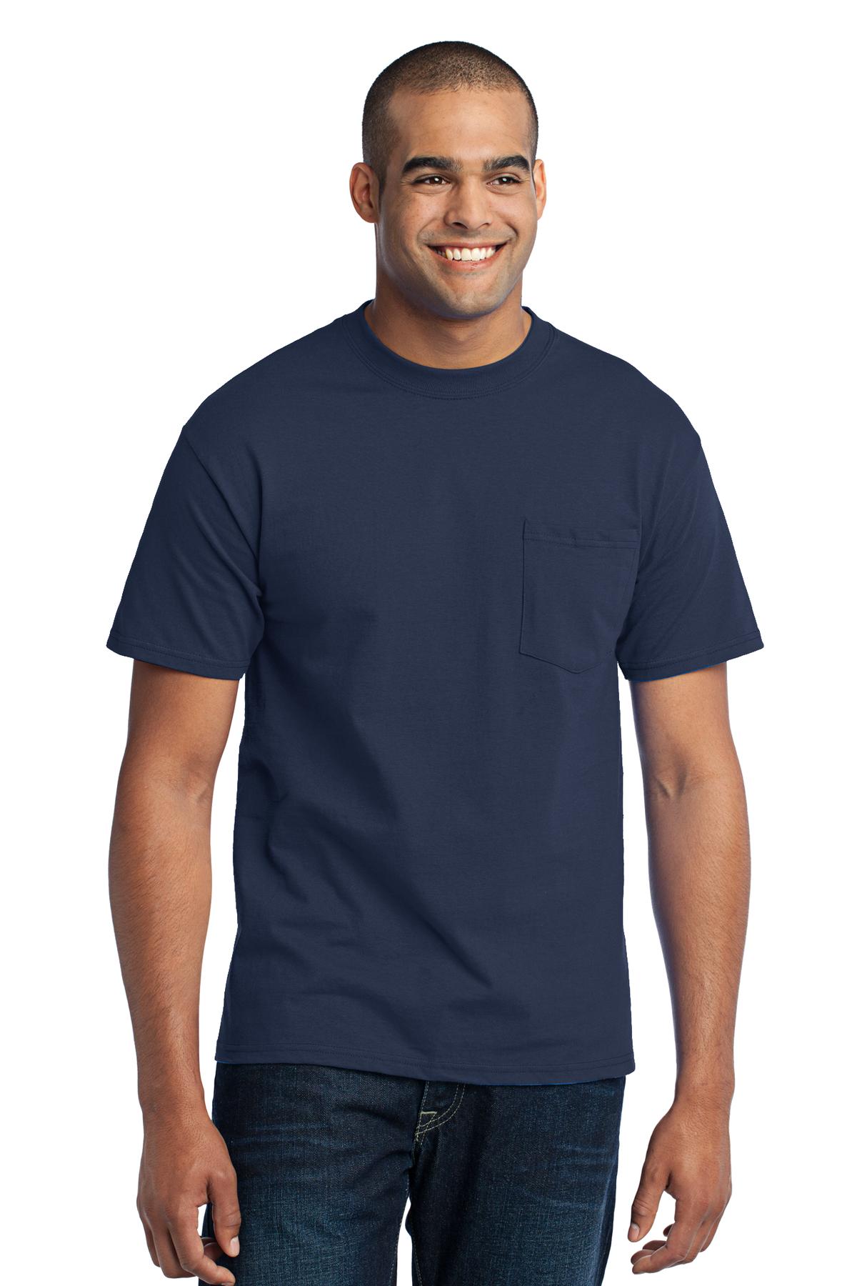 Port & Co ™  Core Blend Pocket Tee. PC55P