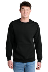 Port & Company ®  Core Fleece Crewneck Pocket Sweatshirt PC78PKT